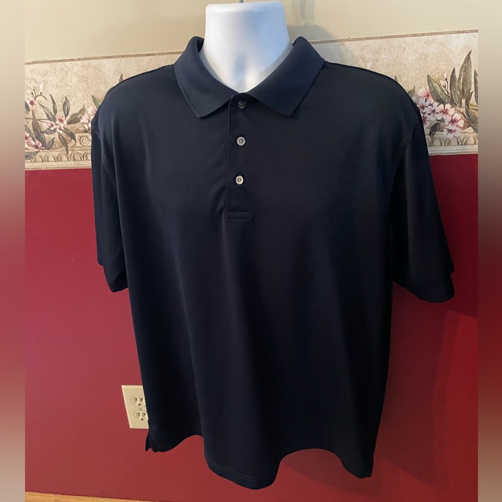 PGA Tour Black Polo Shirt